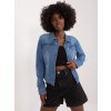 Kék női farmerdzseki