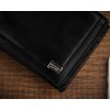 Rovicky Fekete bőr pénztárca L224