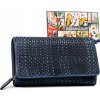 Rovicky sötétkék hálós pénztárca V247
