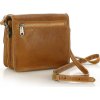 MARCO MAZZINI camel négyzet alakú crossbody táska