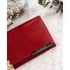 4U Cavaldi nagy piros bőr pénztárca M623
