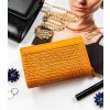 Rovicky Mustár színű hálós pénztárca V255