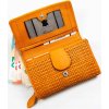 Rovicky Mustár színű hálós pénztárca V255