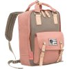 Peterson világos rózsaszín-szürke sport stílusú hátizsák