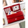 Rovicky Red női steppelt bőr pénztárca V220