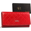 Rovicky Red női steppelt bőr pénztárca V220