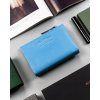 Peterson világoskék női közepes bőr pénztárca Y457