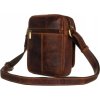 Peterson Brown bőr válltáska