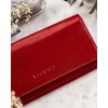 Rovicky piros bőr pénztárca V192