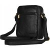 Peterson fekete férfi bőr messenger táska