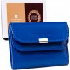 Peterson kék kis bőr pénztárca Y256
