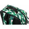 Peterson fehér és zöld nagy levélmintás hátizsák