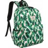 Peterson zöld mintás hátizsák laptop zsebbel