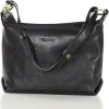 MARCO MAZZINI fekete luxus bőr kézitáska