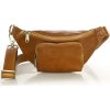 MARCO MAZZINI  camel bőr deréktáska