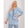 Világoskék blúz S feliratok