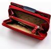 Peterson piros közepes bőr pénztárca Y601