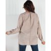 Bézs bő pamutblúz NEBREDA
