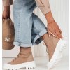 Khaki boka textil tornacipő FRELLA
