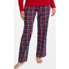 Piros kockás női karácsonyi pizsama - Joyful