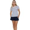 Doctor Nap kék-fehér csíkos rövid pizsama
