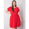 Piros női basic ruha