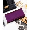 Peterson Sötétlila fényes bőr pénztárca Y619