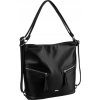 Rovicky fekete shopper kézitáska zsebekkel