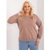 Sötét bézs hosszú ujjú póló