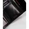 Peterson Fekete közepes női bőr pénztárca Y422