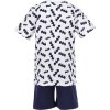 Sötétkék-fehér DC Batman nyári pizsama fiúknak