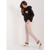 Fekete-bézs tréningruha szett