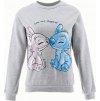 Világosszürke női pulóver Disney - Stitch