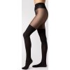 Fekete harisnyanadrág, amely masnival ellátott combharisnyát imitál Fiore G 5596 Canella 40 den