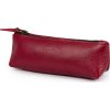 SOLIER Piros bőr tolltartó