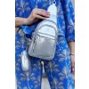 Rovicky ezüst színű mini hátizsák levehető pénztárcával