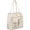 Rovicky krémszínű shopper kézitáska zsebekkel