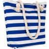 Rovicky Kék-fehér csíkos strandtáska