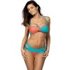 Olimpia Martinica-Semifreddo-Peacook türkiz-narancs bikini