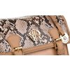 Rovicky Sötétbézs crossbody táska fedéllel és állatmintával R-TOR-ALE-5