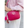 Rovicky sötét rózsaszín crossbody táska áttört mintával