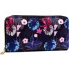 Sötétkék mintás pénztárca  N079