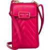 4U Cavaldi sötét rózsaszín steppelt crossbody pénztárca M672