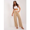 Sötétbézs elegáns csíkos nadrág