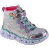 Ezüst lány világító cipő Skechers Sweetheart Lights Sweet Styling