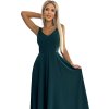 Sötétzöld alkalmi maxi ruha CINDY