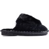 Női kényelmes fekete papucs (Méret 36-37)