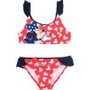 Minnie Mouse piros kétrészes fürdőruha