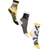 Batman Boys zoknikészlet - sárga, szürke. fehér