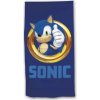 Sötétkék fiú törölköző Sonic